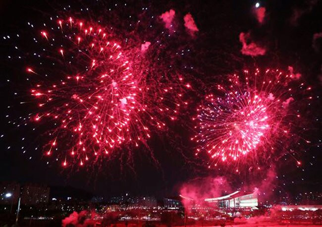 जबरदस्त आतिशबाजी के साथ एशियाई खेलों का समापन