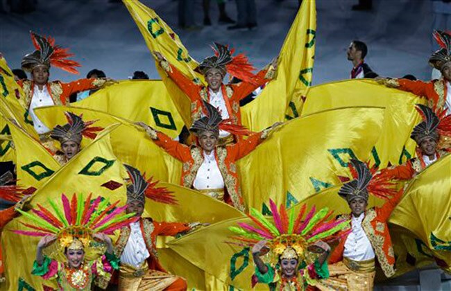 जबरदस्त आतिशबाजी के साथ एशियाई खेलों का समापन