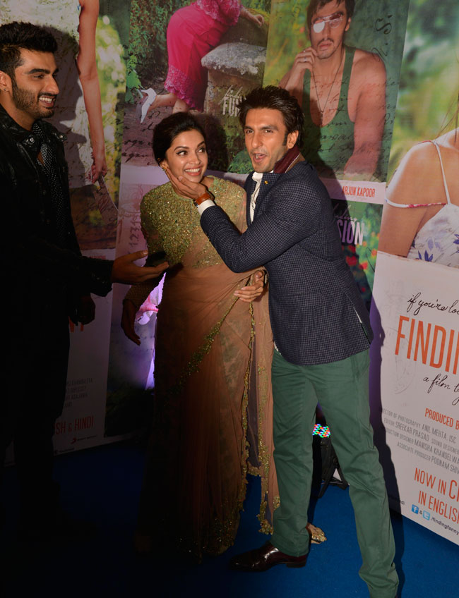 ...जब रणवीर के सामने अर्जुन कपूर ने किया दीपिका को किस