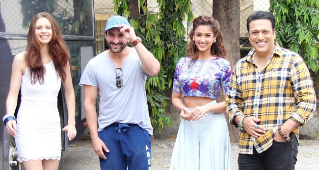 'हैप्पी एंडिंग' की शूटिंग के दौरान सितारों की मस्ती