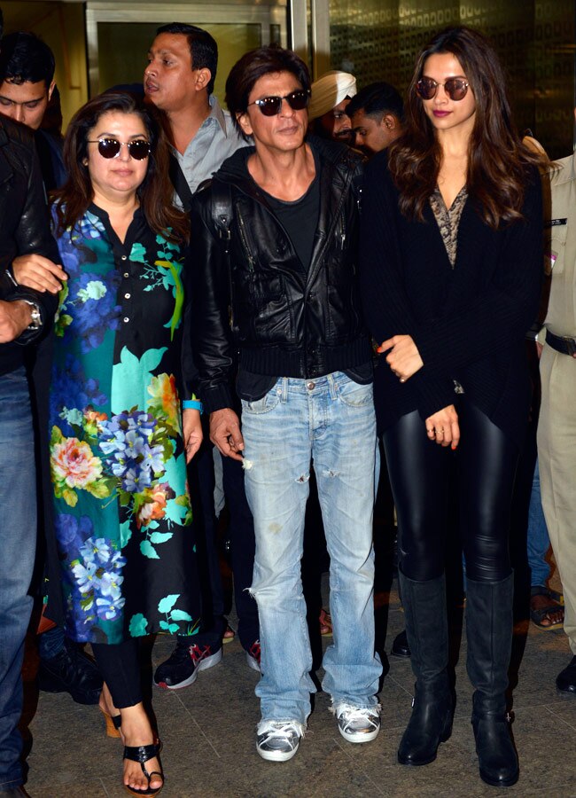 विदेश में 'हैप्‍पी न्‍यू ईयर' का प्रमोशन कर भारत लौटे सितारे