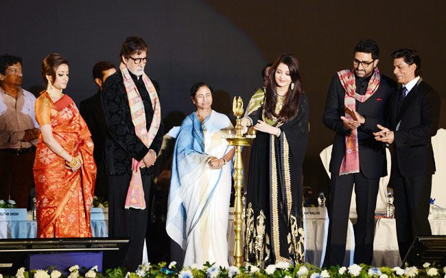 इंटरनेशनल फिल्म फेस्टिवल में अमिताभ, ऐश्‍वर्या और शाहरुख