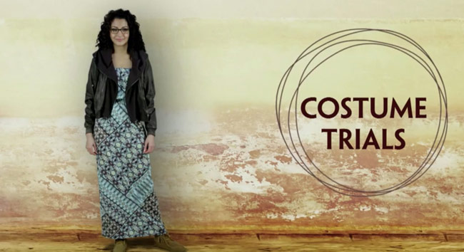 फिल्म PK के लिए अनुष्का शर्मा का कॉस्ट्यूम ट्रायल