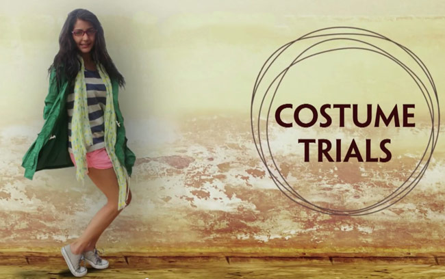 फिल्म PK के लिए अनुष्का शर्मा का कॉस्ट्यूम ट्रायल