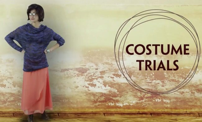 फिल्म PK के लिए अनुष्का शर्मा का कॉस्ट्यूम ट्रायल