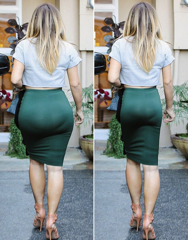 कूल्हों के बिना किम कार्दाशियां