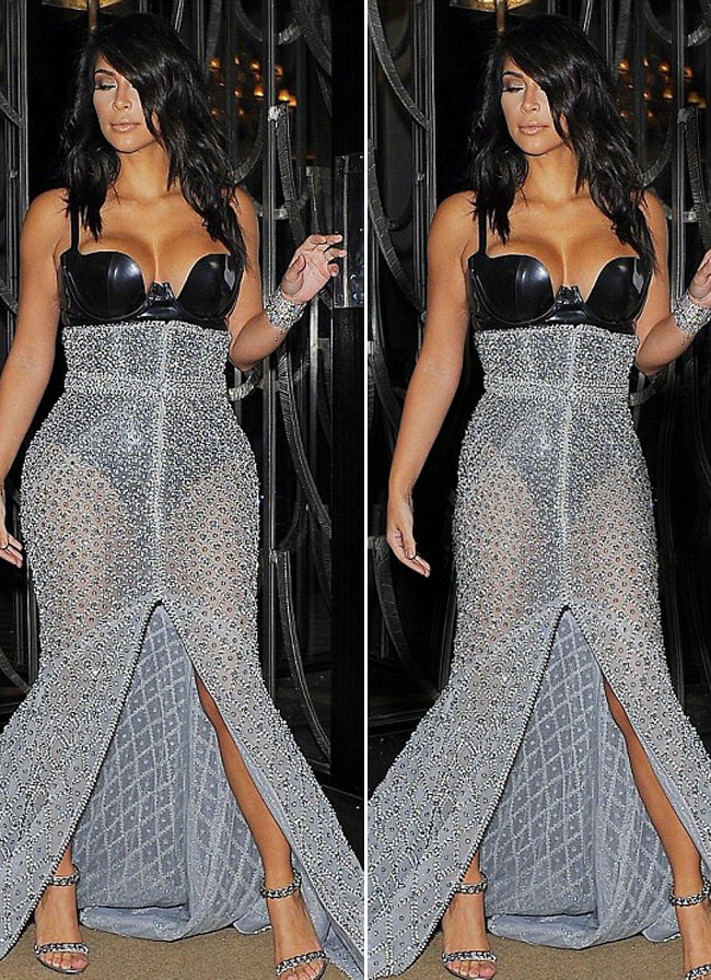 कूल्हों के बिना किम कार्दाशियां