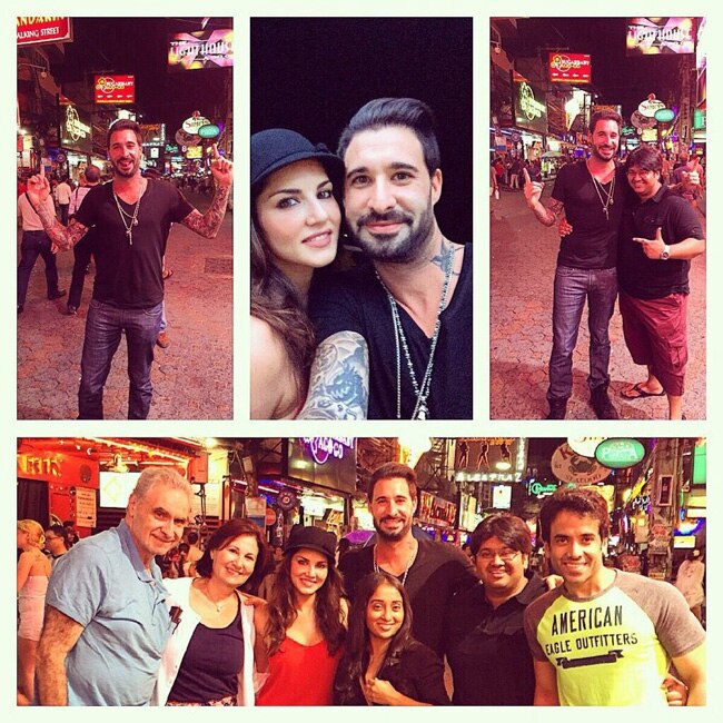 'मस्तीजादे' के सेट पर सनी लियोन की मस्ती