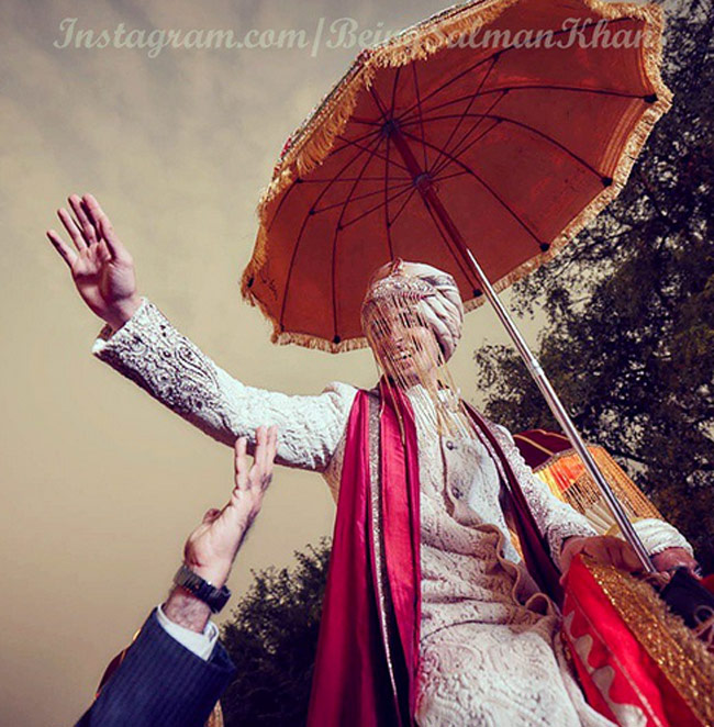 सलमान ने इंस्‍टाग्राम पर शेयर की अर्पिता की शादी की तस्‍वीरें