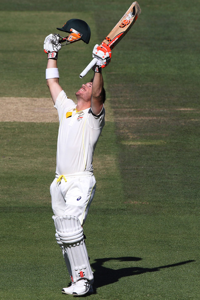 एडिलेड टेस्ट Day 4: ... जब भिड़े वार्नर और एरोन