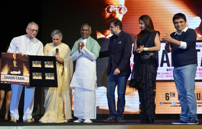 तीन मेगास्टार और संगीतमय 'शमिताभ' शाम...