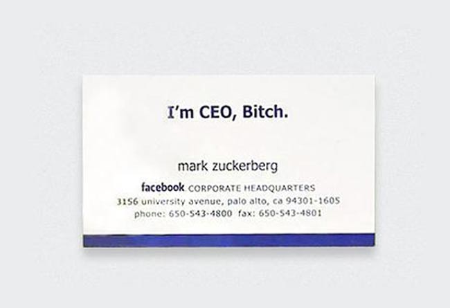 दुनिया के 10 सबसे अजीब विजिटिंग कार्ड