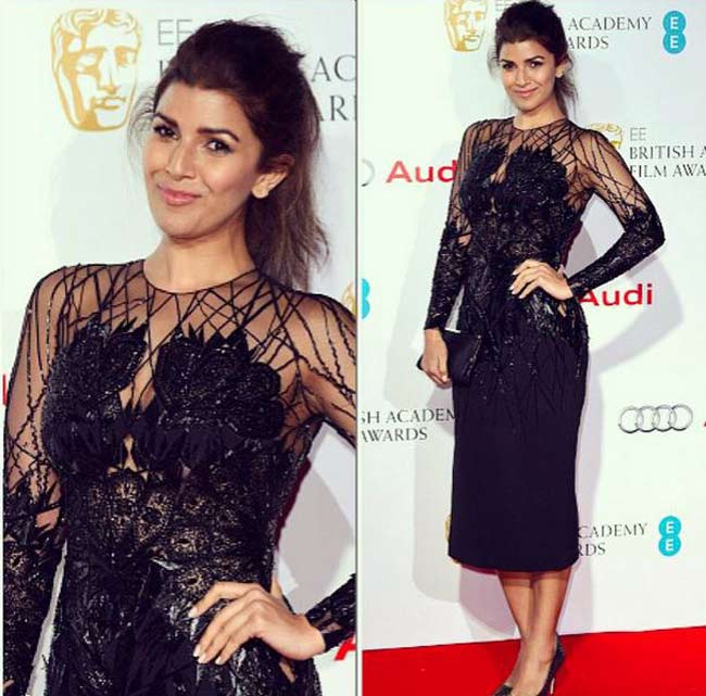 'द लंचबॉक्‍स' फेम निमरत कौर के ग्‍लैमरस बाफ्टा लुक्‍स