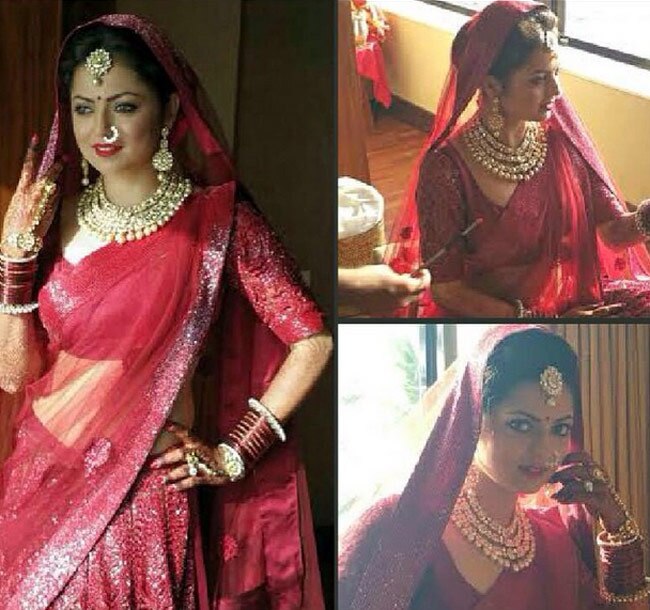 टीवी एक्ट्रेस द्रष्टि बनी दुल्हन, देखें शादी की तस्वीरें