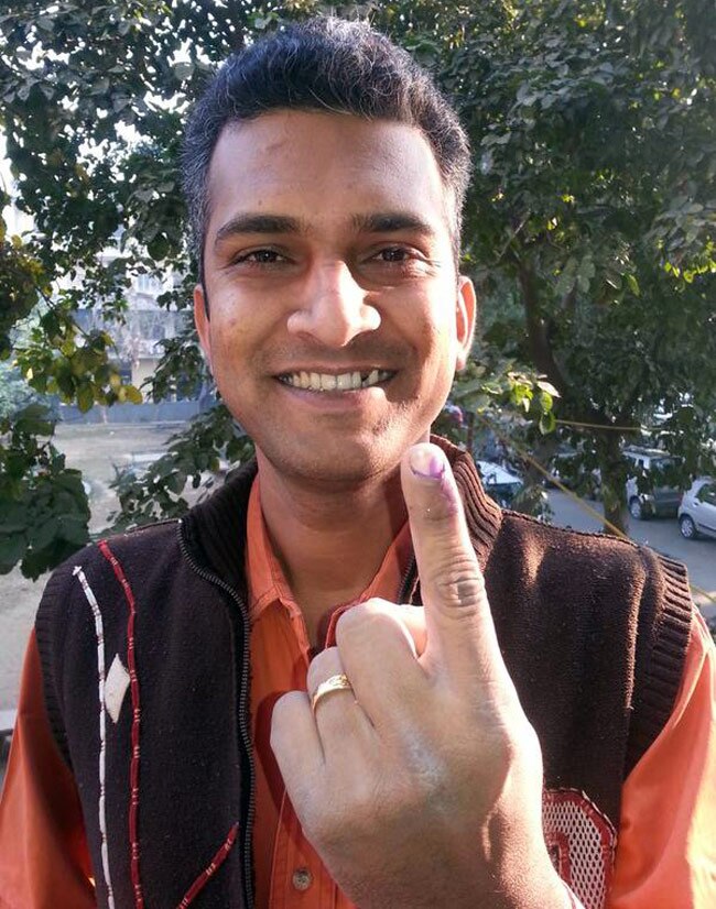 वोट डालकर आपने आजतक को भेजी ये सेल्फी...