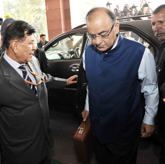 तस्वीरों में देखें बजट के दिन जेटली का जलवा