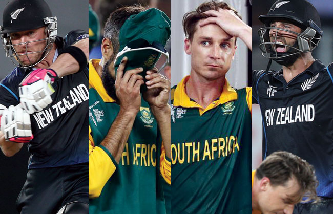 कीवियों का कमाल, दक्षिण अफ्रीका वर्ल्ड कप से बाहर