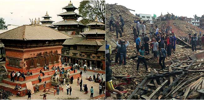 भारत और नेपाल में भूकंप ने मचाई भारी तबाही