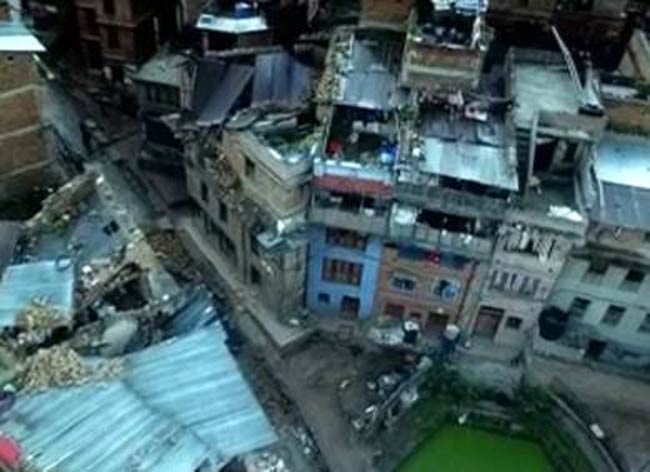 ड्रोन कैमरे की नजर से देखिए नेपाल का जलजला