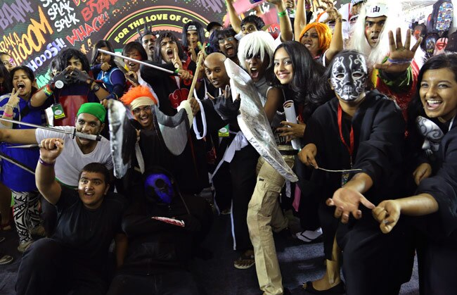 कॉमिक्स किरदारों में कुछ यूं नजर आए आम लोग....