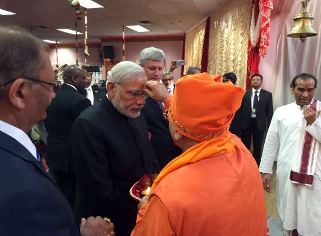 कनाडा के गुरुद्वारा से लेकर मंदिर तक में लगे 'मोदी मोदी' के नारे