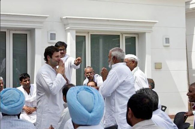 छुट्टी से लौटे राहुल गांधी का पहला 'पब्लिक अपीरिएंस'