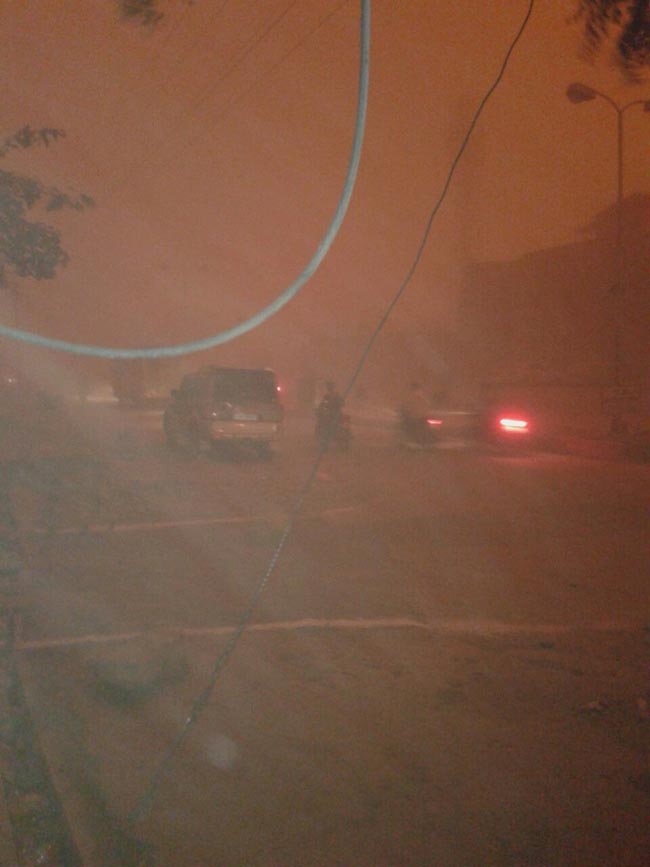 जैसलमेर में आफत बनकर आया रेत का तूफान