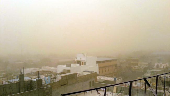 जैसलमेर में आफत बनकर आया रेत का तूफान