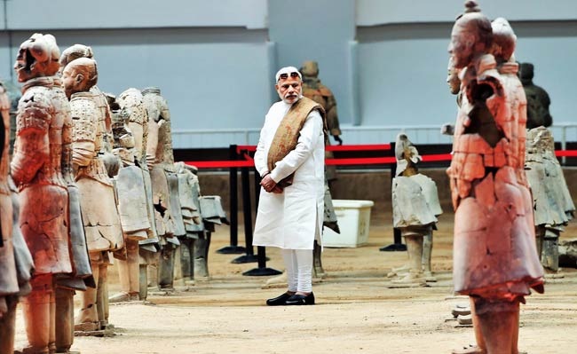 चीन में ऐसे बीता मोदी का पहला दिन