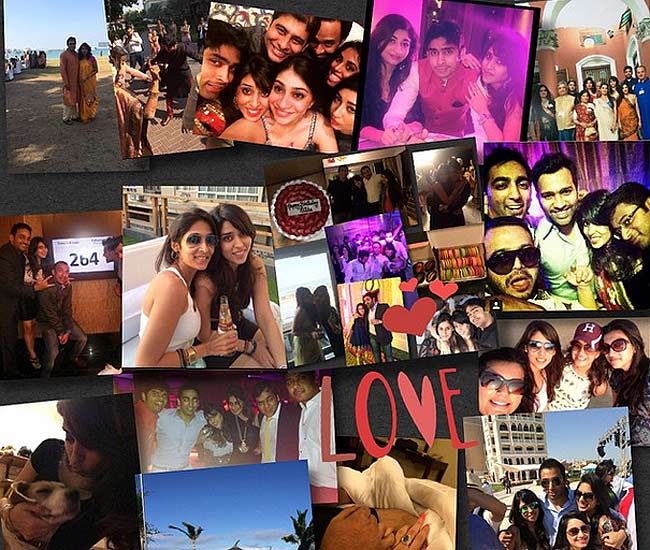 रोहित-रितिका की सगाई की तस्वीरें...