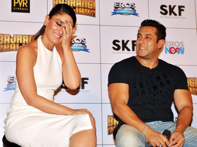 'बजरंगी भाईजान' के ट्रेलर लॉन्च में सलमान-करीना