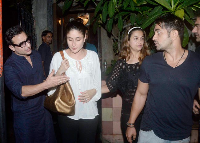 सैफ-करीना की डिनर पार्टी पर कटरीना-रणबीर समेत पहुंचे कई सितारे