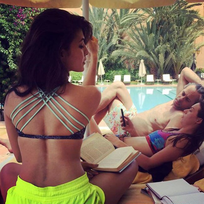 जैकलीन फर्नांडिस, वरुण धवन और जॉन अब्राहम मोरक्को में