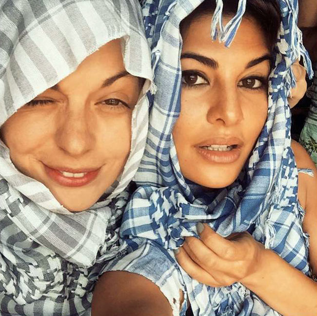 जैकलीन फर्नांडिस, वरुण धवन और जॉन अब्राहम मोरक्को में