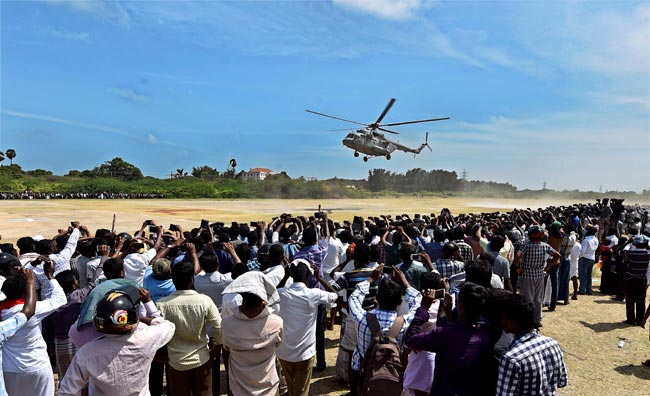 नम आंखों ने डॉ. कलाम को दी आखि‍री विदाई