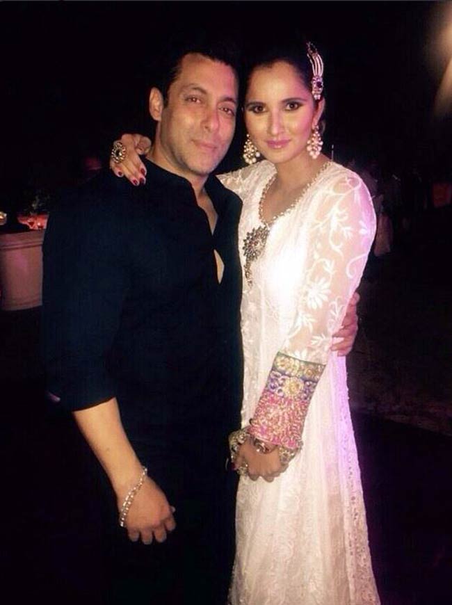 सानिया मिर्जा और उनका बॉलीवुड कनेक्शन