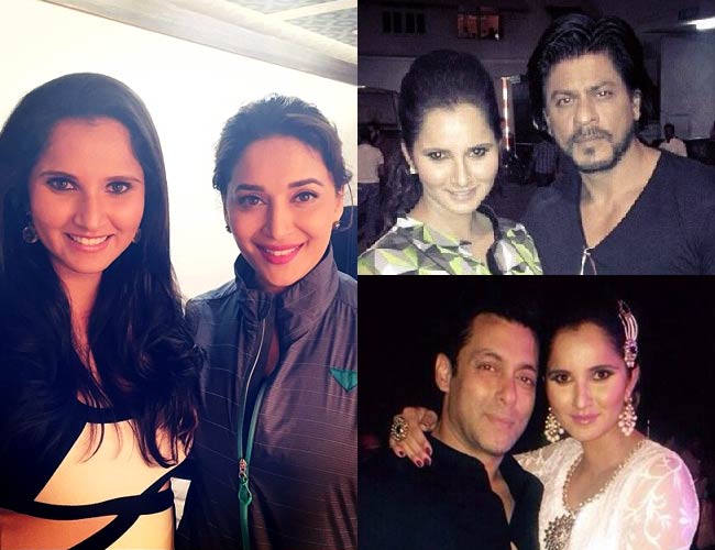 सानिया मिर्जा और उनका बॉलीवुड कनेक्शन