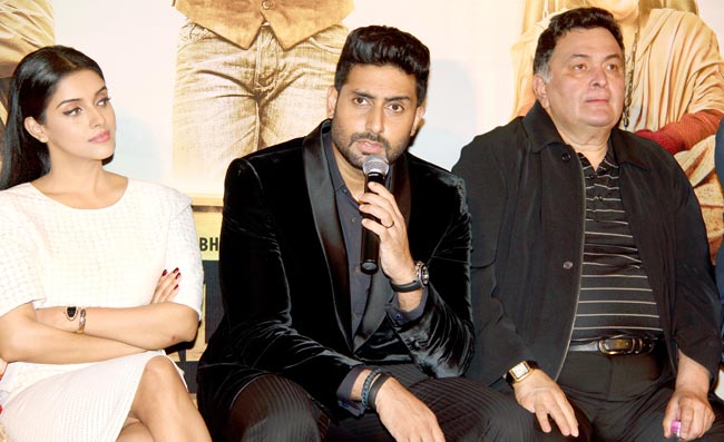 ऋषि‍ कपूर, अभि‍षेक बच्चन ने रिलीज किया 'ऑल इज वेल' का ट्रेलर