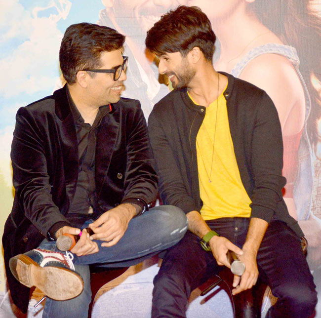 आलिया, शाहिद की 'शानदार' के ट्रेलर लॉन्च पर फन कैमिस्ट्री