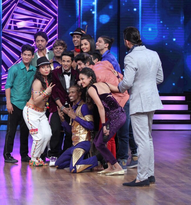 ऐश्वर्या राय और इरफान खान DID के सेट पर पहुंचे