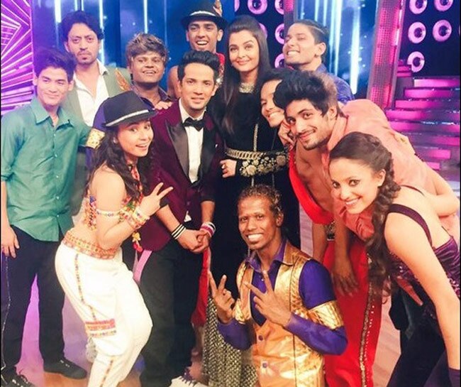 ऐश्वर्या राय और इरफान खान DID के सेट पर पहुंचे