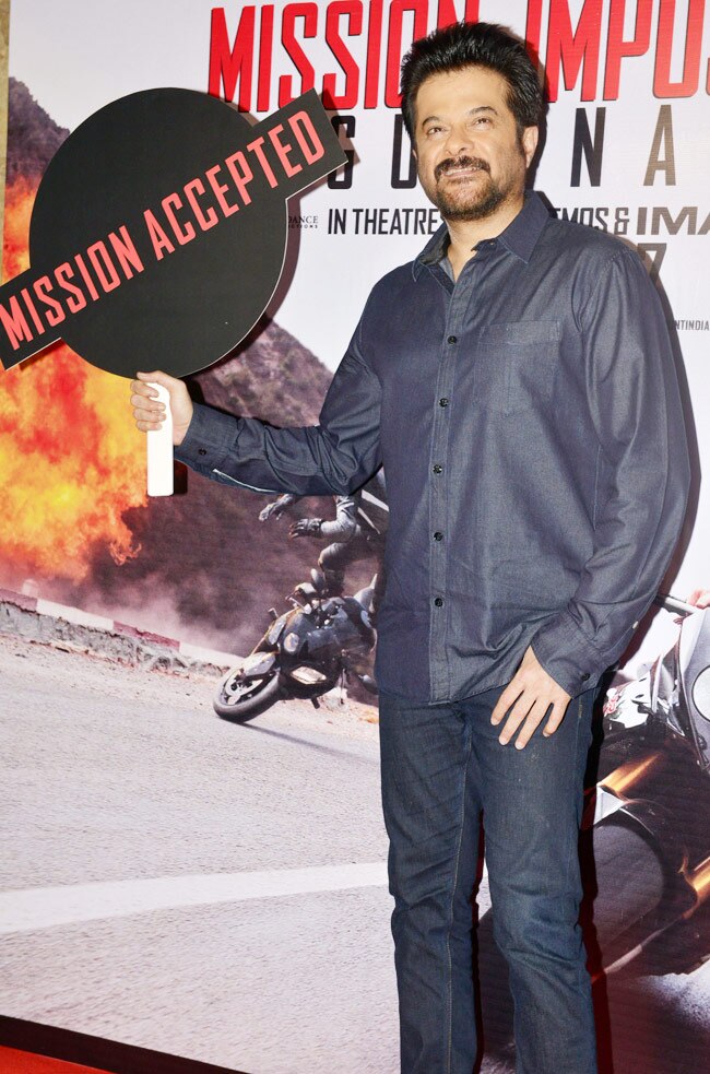 'मिशन इंपॉसिबल' की स्क्रीनिंग पर परिणीति चोपड़ा और अनिल कपूर