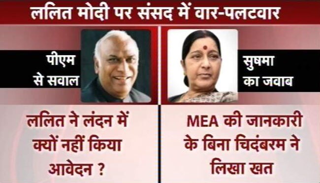 LaMo केस में कांग्रेस के वार पर सुषमा का पलटवार