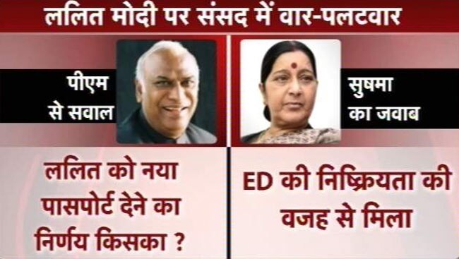 LaMo केस में कांग्रेस के वार पर सुषमा का पलटवार