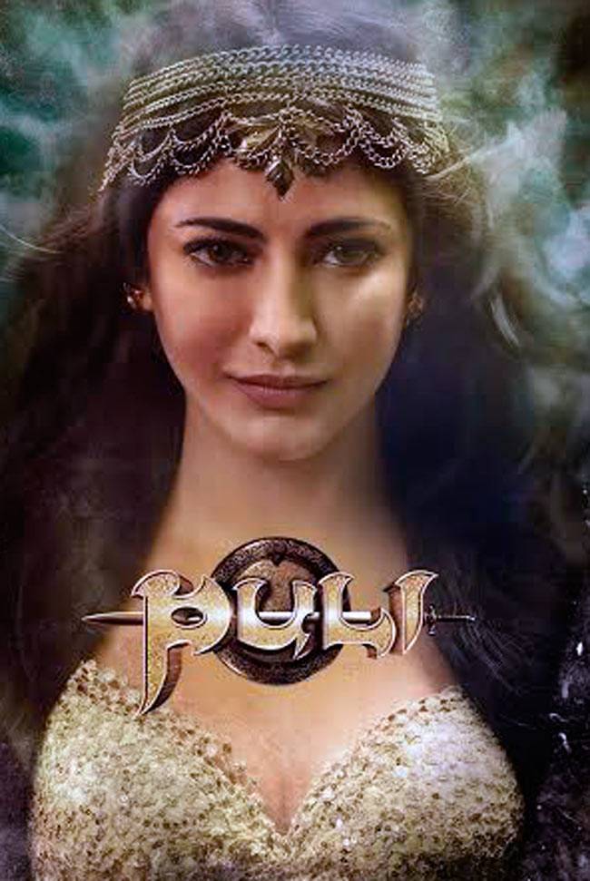 सुपरस्टार विजय की फिल्म 'पुली' के किरदारों से मिलें तस्वीरों में