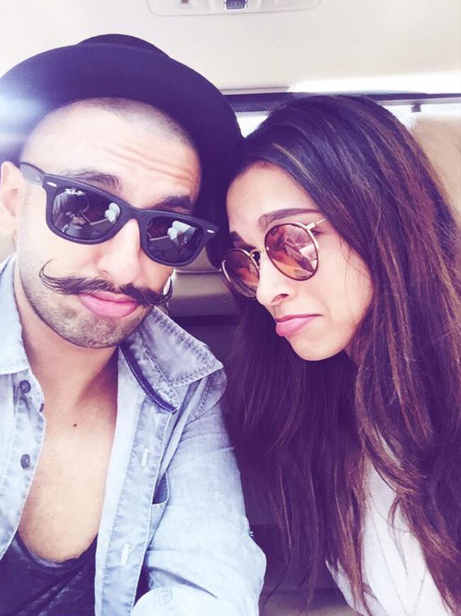 दीपिका, रणवीर ने लॉन्च किया 'बाजीराव मस्तानी' का गाना