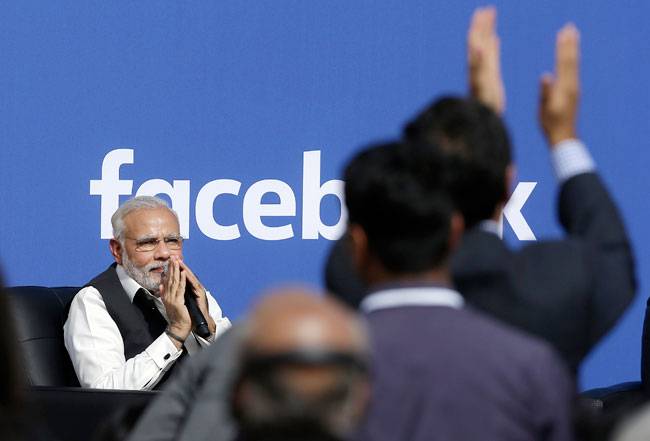 फेसबुक और गूगल के हेडक्वार्टर में मोदी का 'मंत्र'