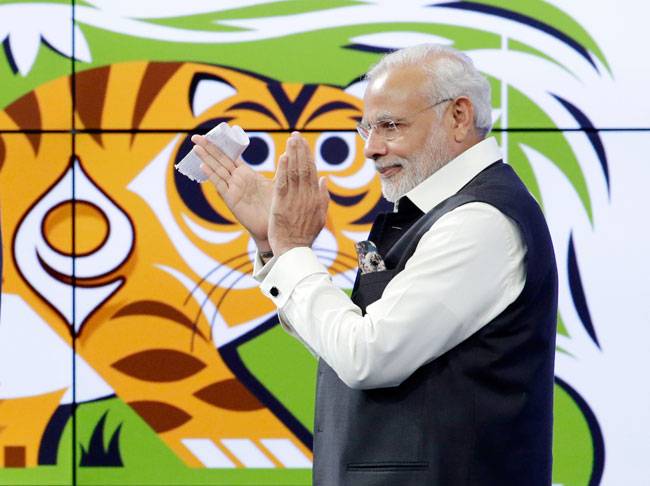 फेसबुक और गूगल के हेडक्वार्टर में मोदी का 'मंत्र'