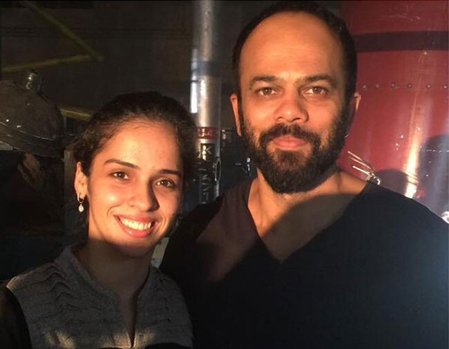 'दिलवाले' के सेट पर शाहरुख से मिली साइना