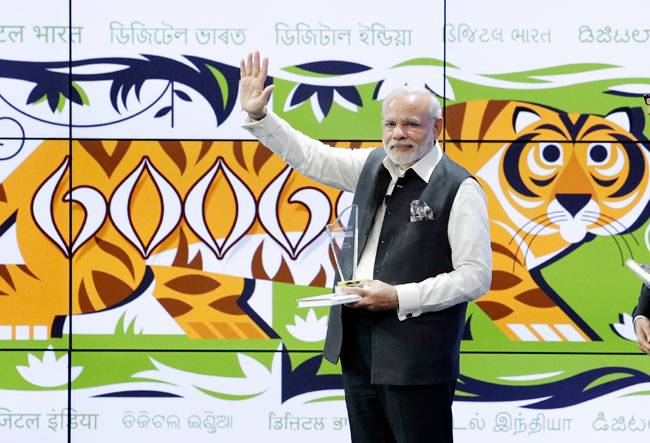 फेसबुक और गूगल के हेडक्वार्टर में मोदी का 'मंत्र'